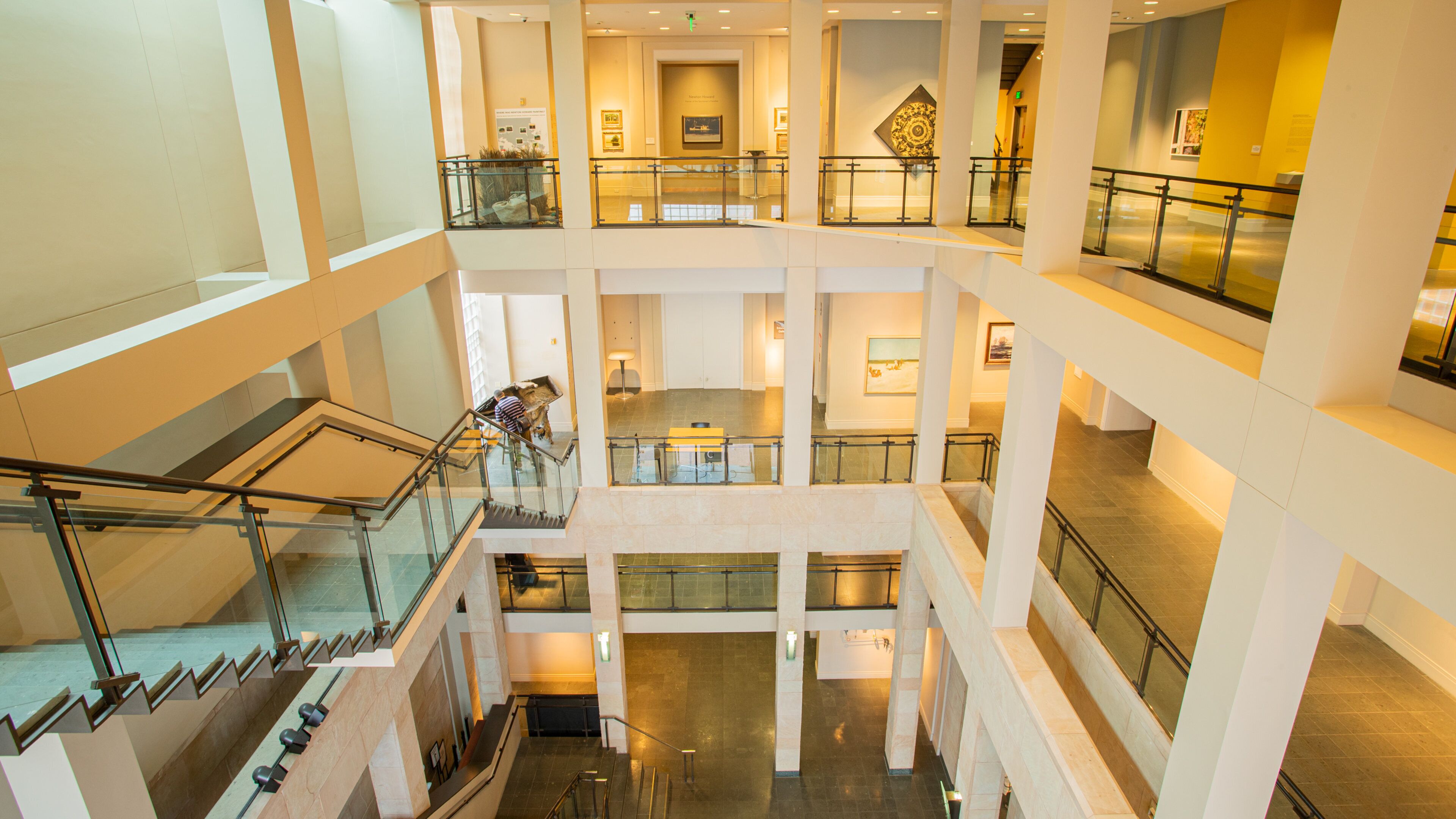 Ogden Museum of Southern Art showing interior views