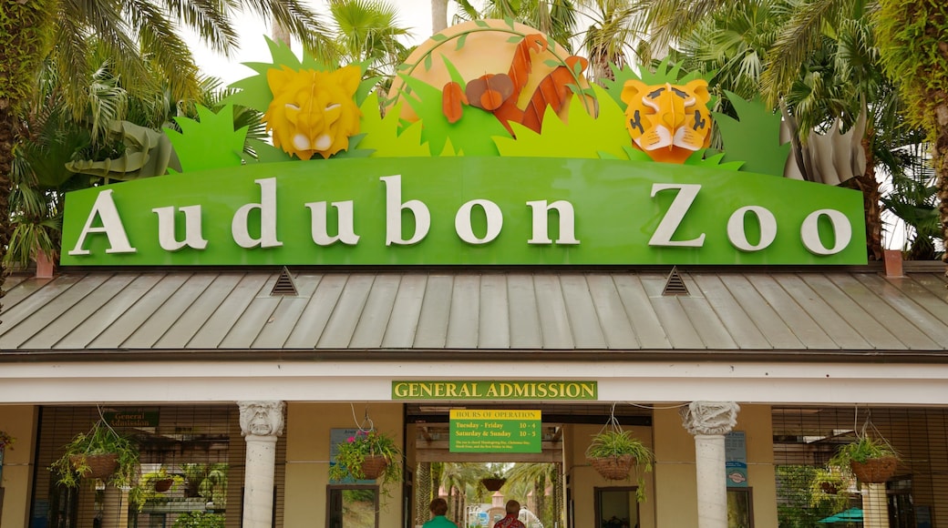 Dierentuin Audubon inclusief dierentuindieren en bewegwijzering