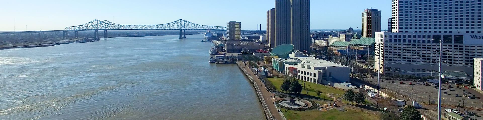Aerial view of New Orleans, Louisiana