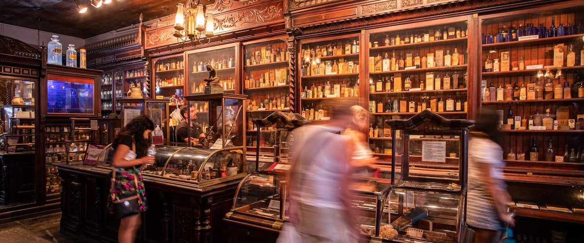 New Orleans Pharmacy Museum which includes interior views