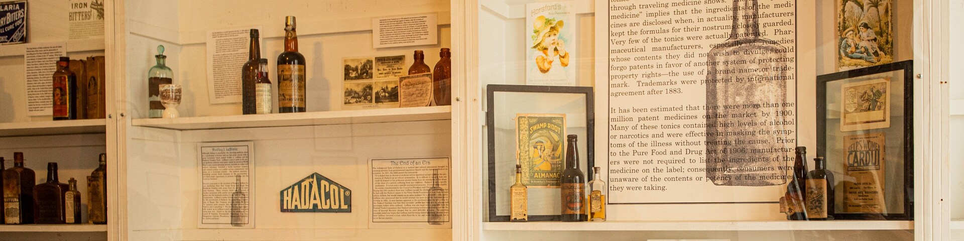 New Orleans Pharmacy Museum featuring interior views