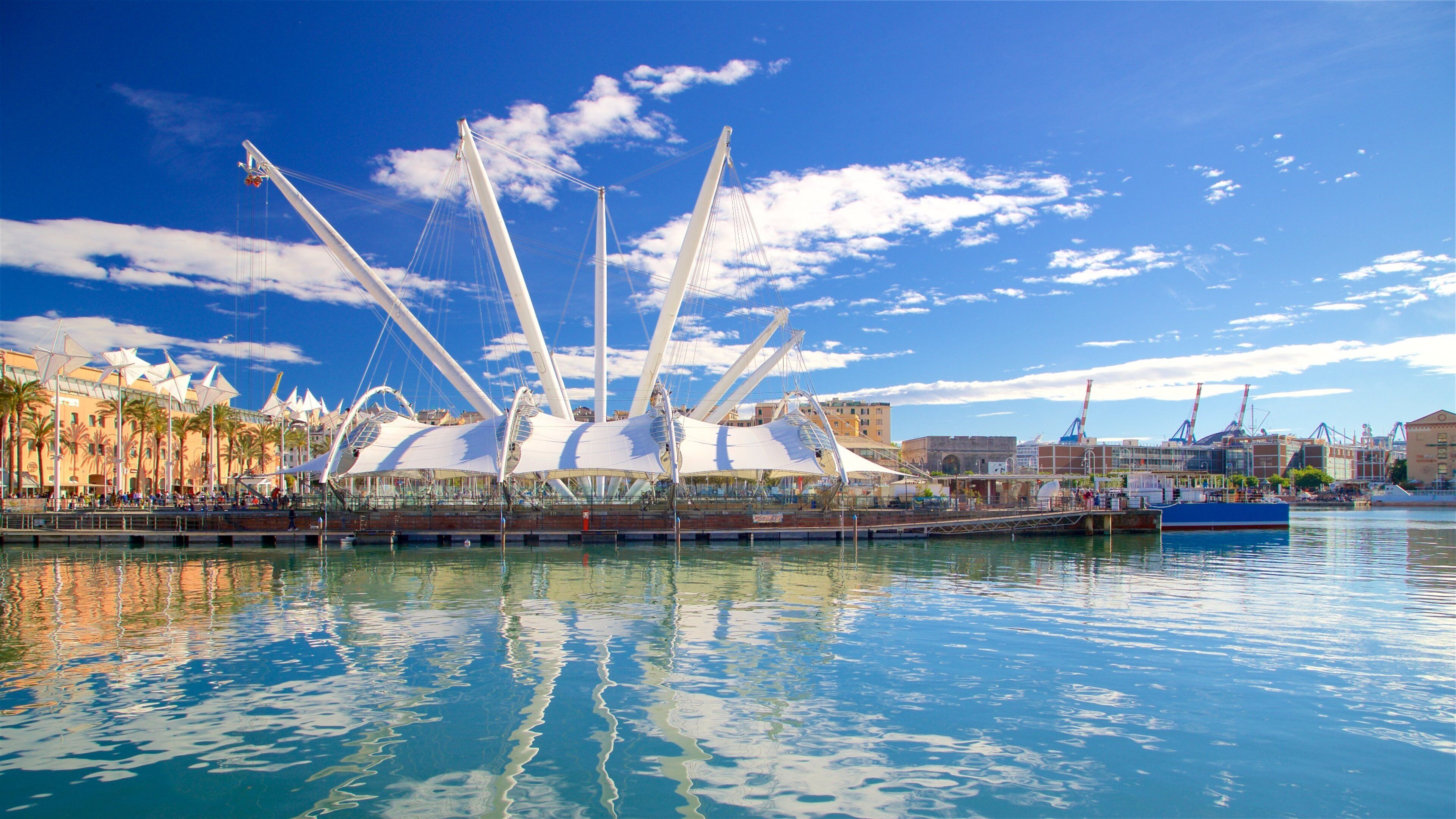 The Bigo Lift featuring a city and a bay or harbor