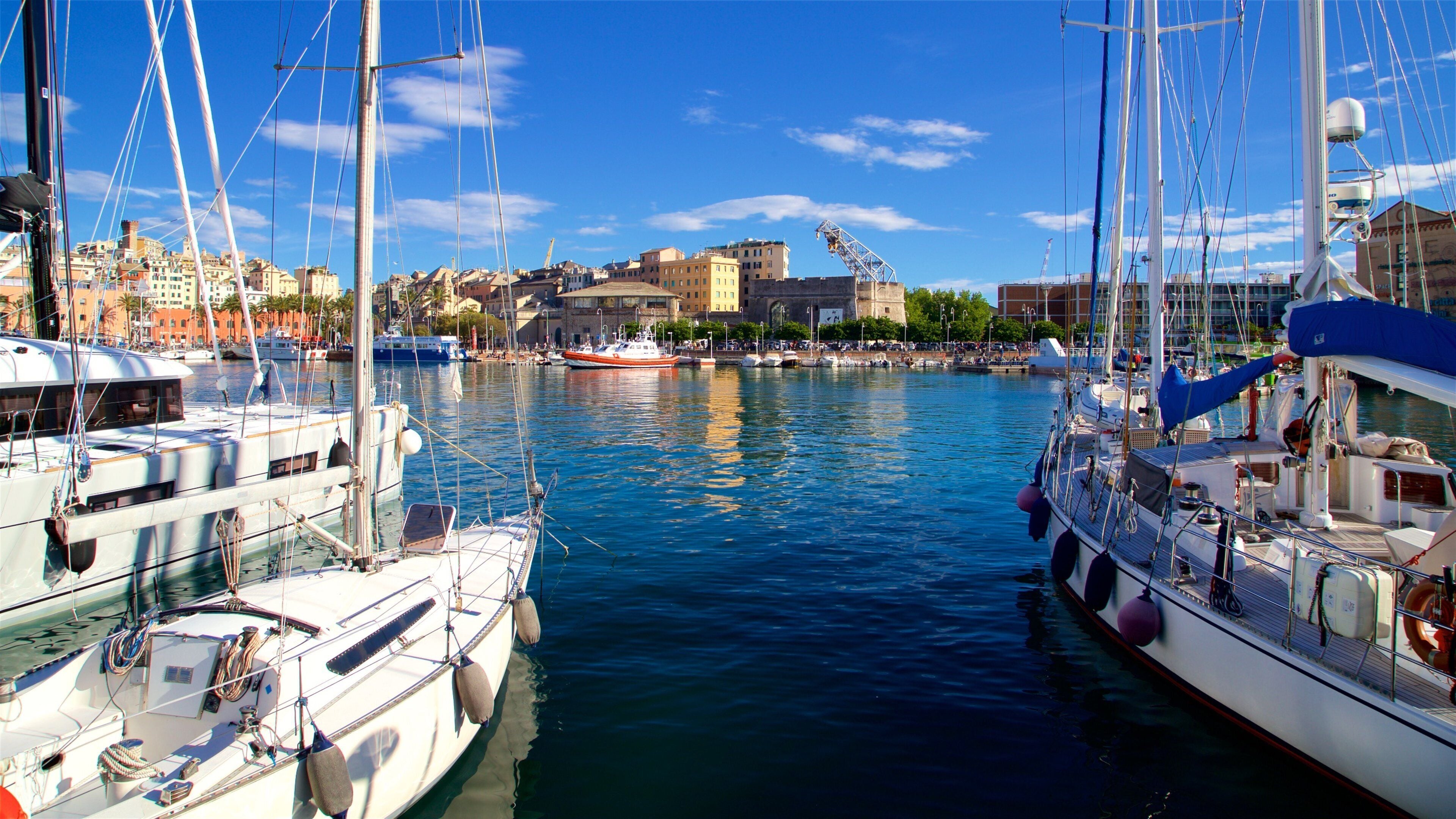 Old Port featuring a city and a bay or harbor