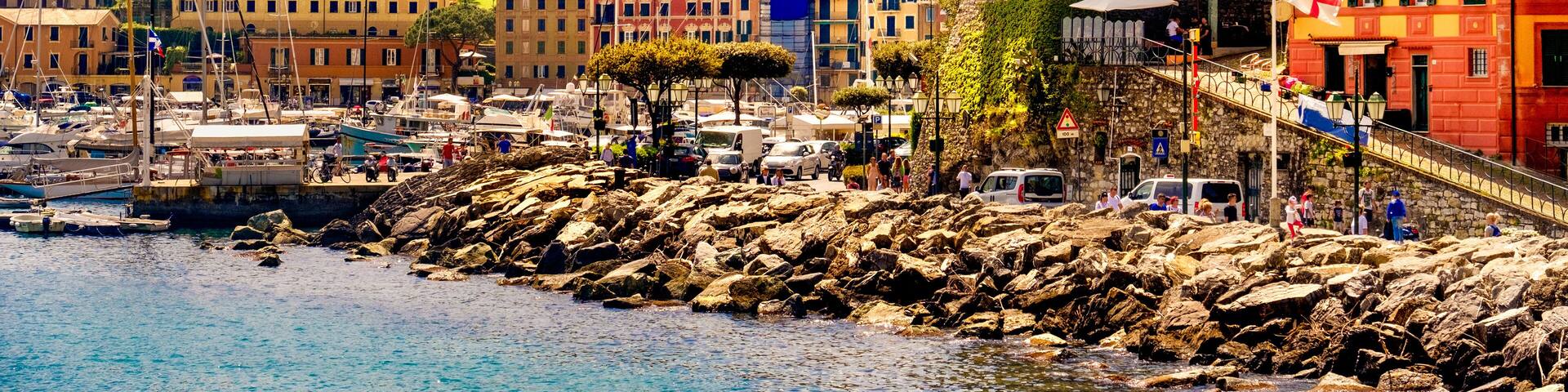 italian riviera landscape Santa Margherita Ligure castle italy