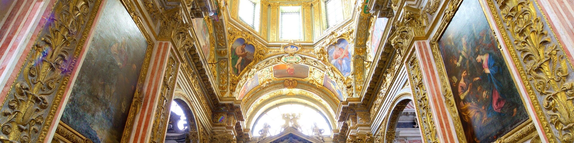 Santa Maria di Castello showing art, a church or cathedral and heritage elements