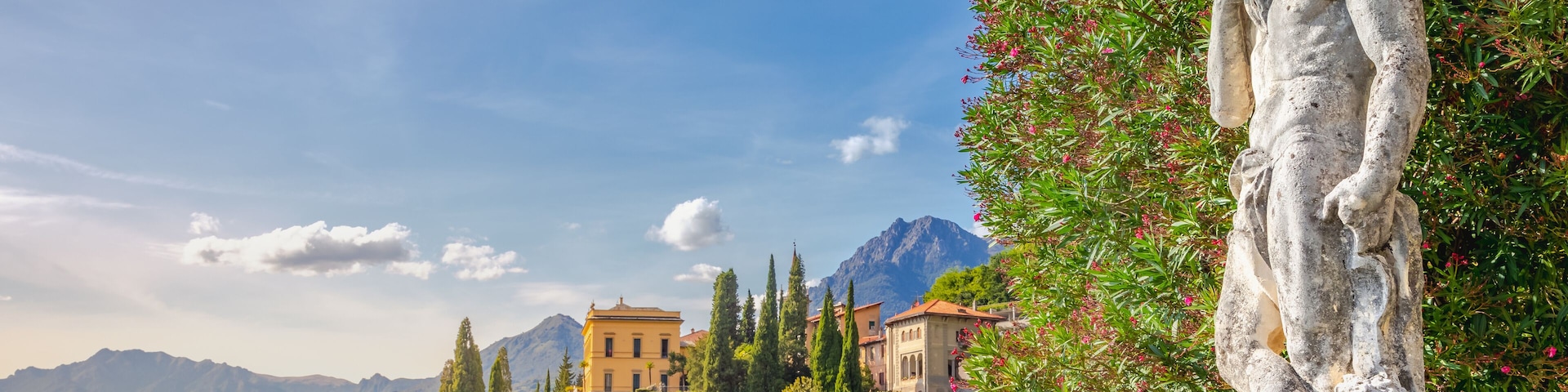 Varenna villa and gardens in Lake Como, Italy