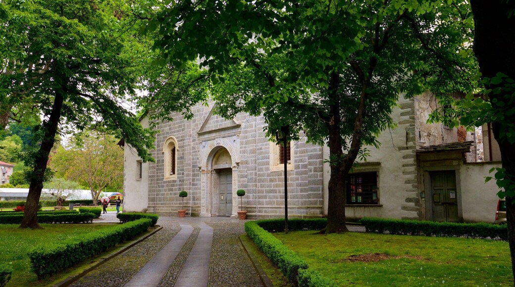 Madonna di Campagna Church featuring heritage elements and a park