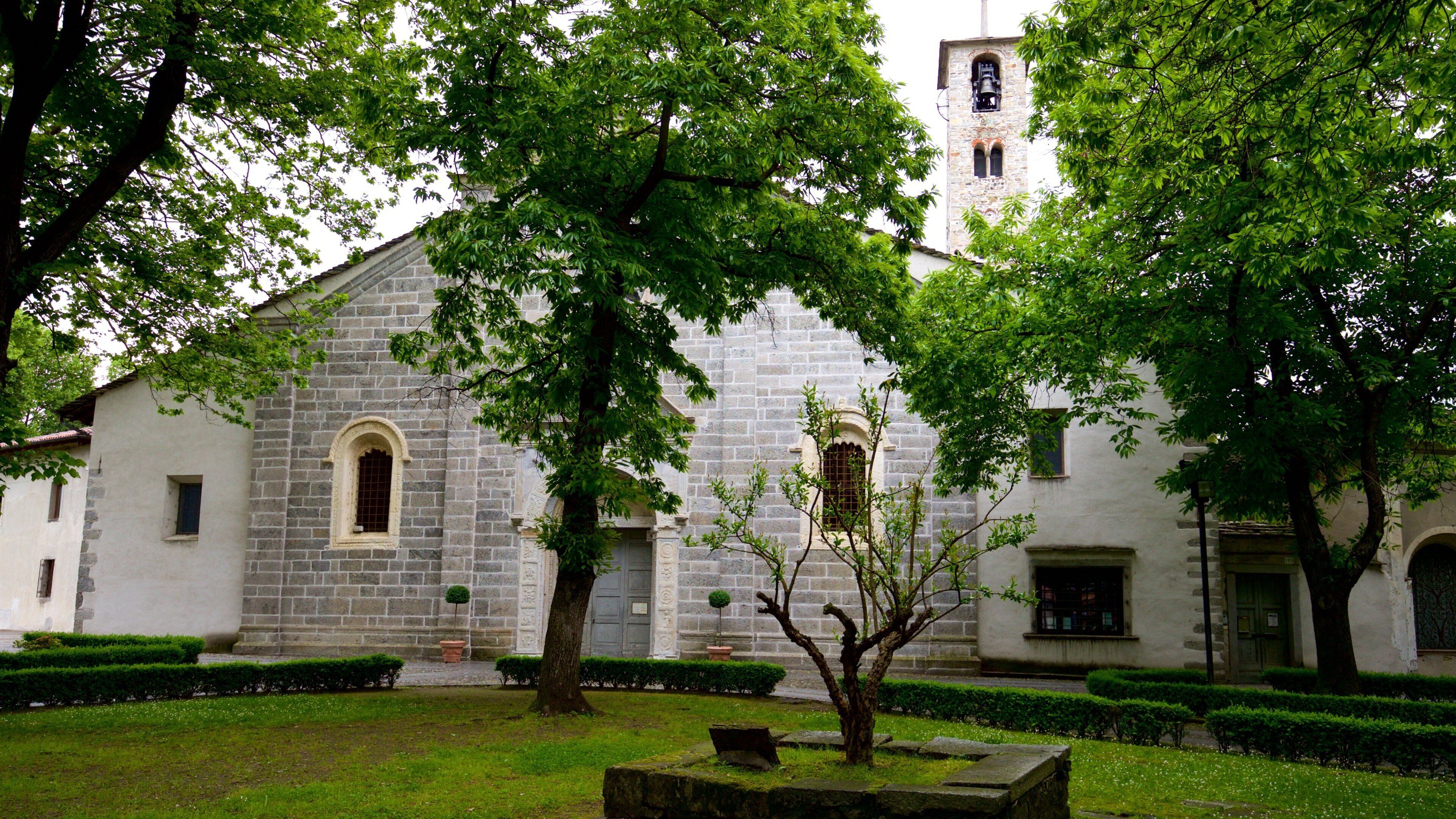 Madonna di Campagna Church which includes heritage elements and a park