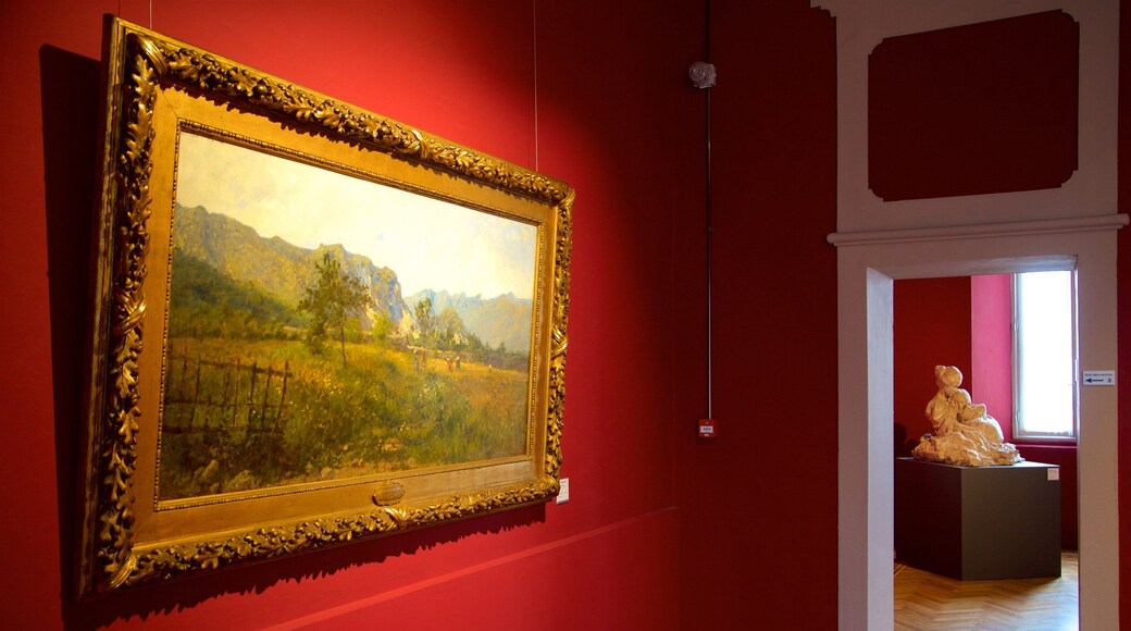 Paesaggio Museum featuring art and interior views