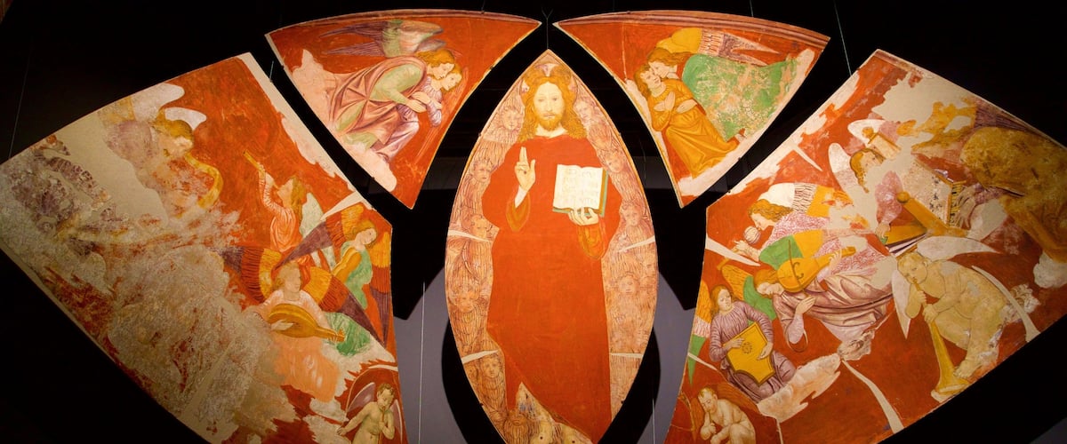 Paesaggio Museum showing religious aspects and interior views