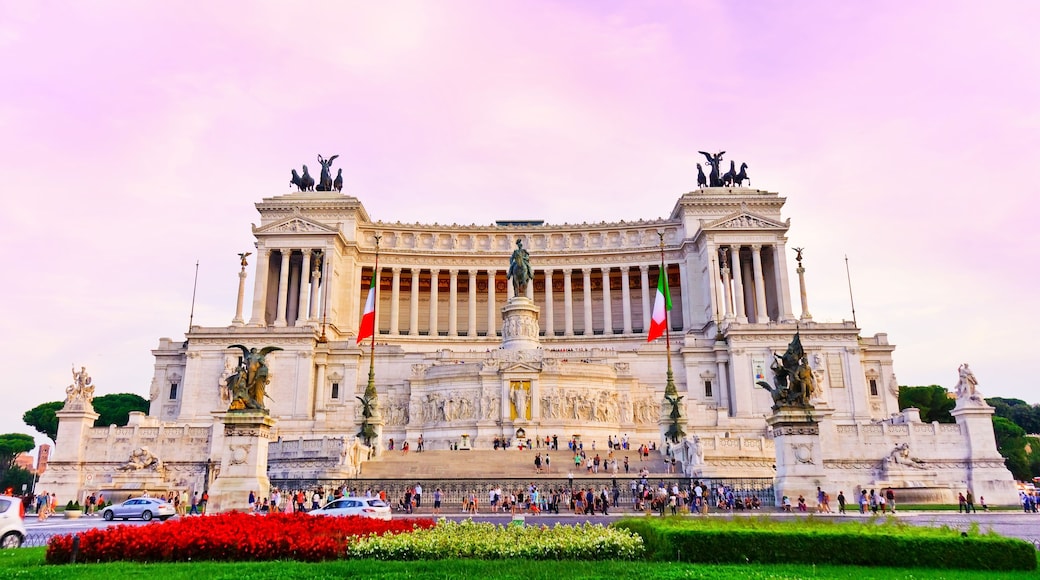 View of the National Monument to Victor Emmanuel II in Rome.; Shutterstock ID 521570119; Purchase Order: -