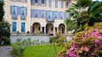 Villa Ducale showing wild flowers, heritage elements and a garden