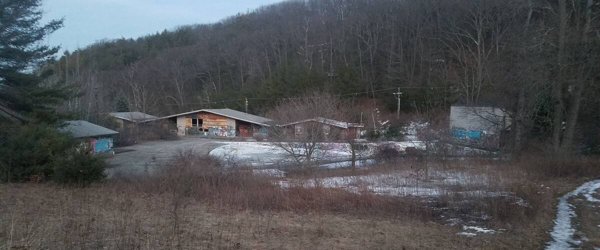 Abandoned ski resort... mt. Tom