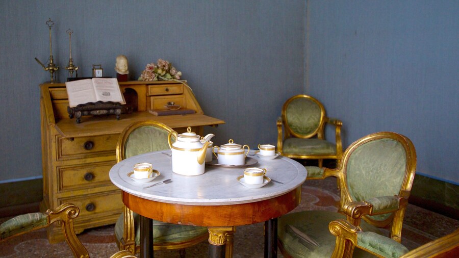 Palazzo Pfanner which includes interior views