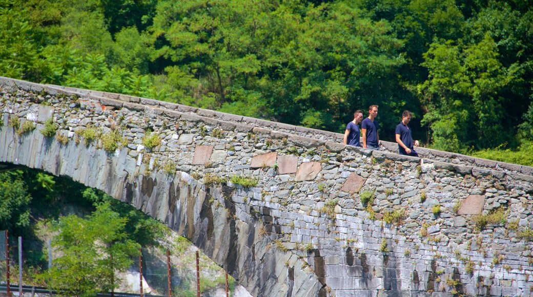 Ponte della Maddalena which includes a bridge as well as a small group of people