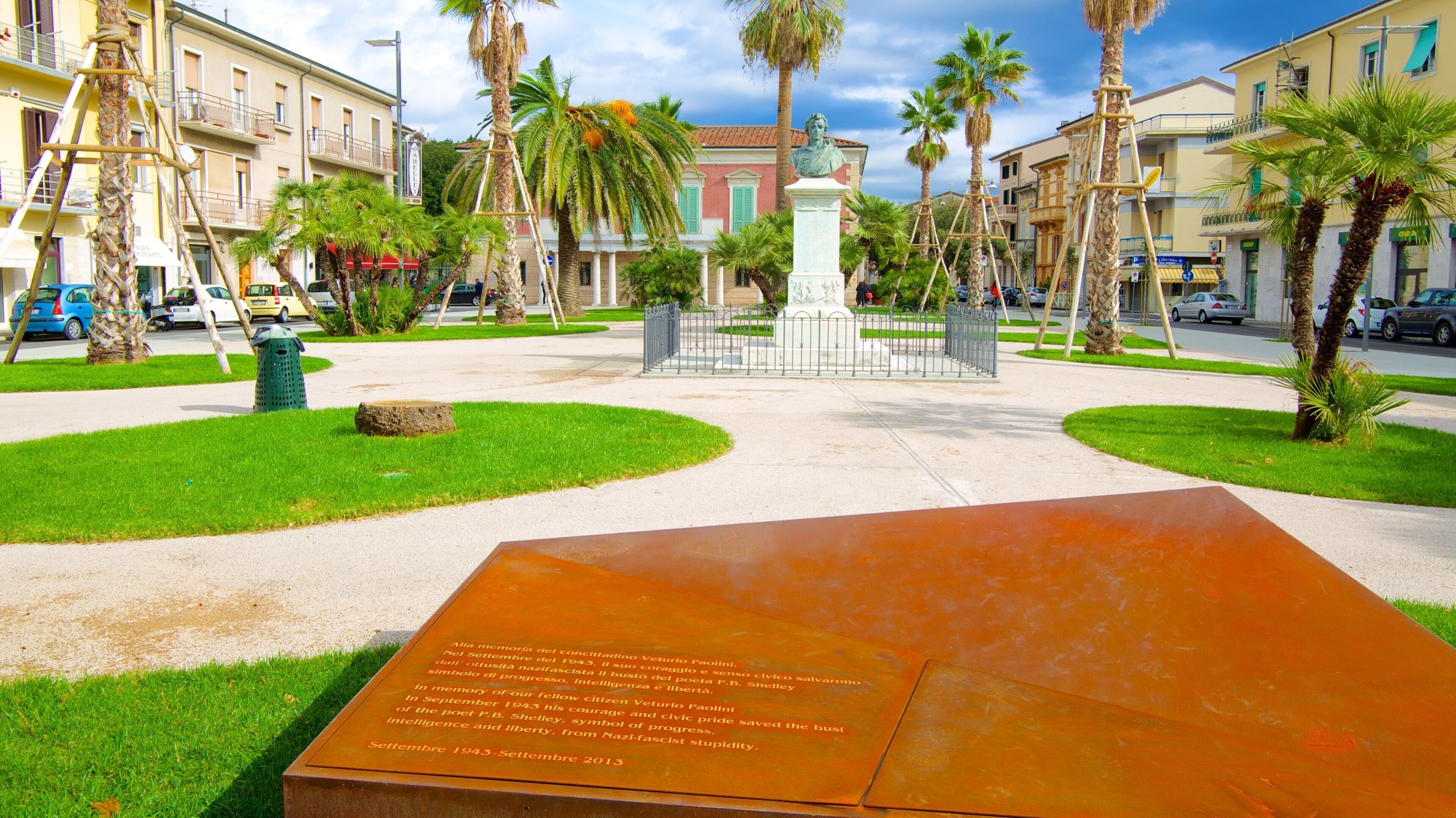 Villa Paolina which includes a statue or sculpture, heritage elements and a park