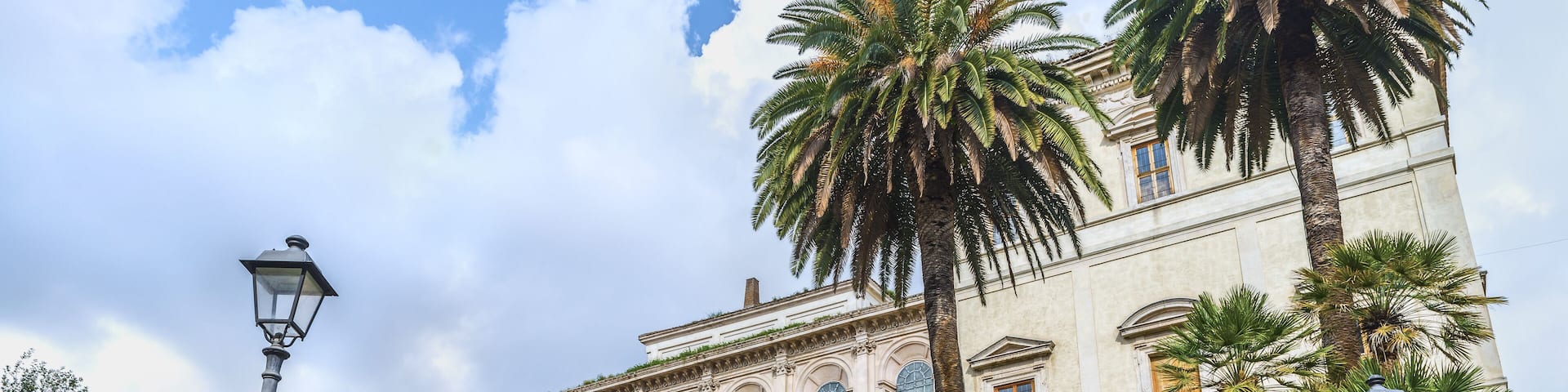 Scenic view on the Galleria Nazionale d'Arte Antica.Palazzo of Barberini at sunny day. Beautiful palace designed by Carlo Maderno,Gian Lorenzo Bernini and Francesco Borromini. Rome. Italy. Europe.; Sh