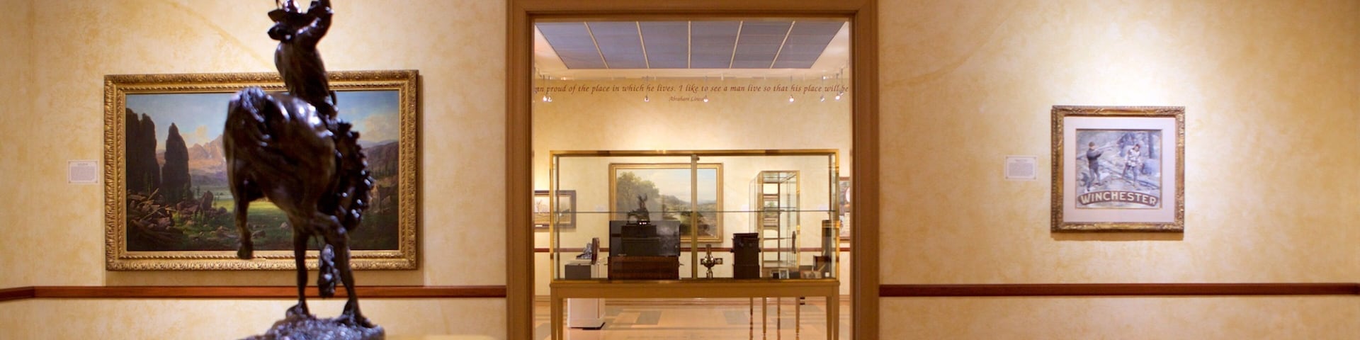 R.W. Norton Art Gallery featuring interior views
