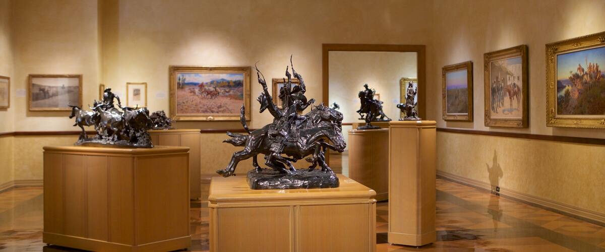 R.W. Norton Art Gallery featuring interior views