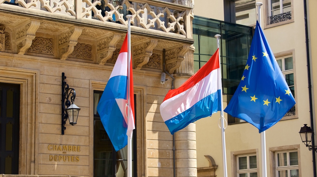 Grand Ducal Palace showing heritage elements, heritage architecture and a castle