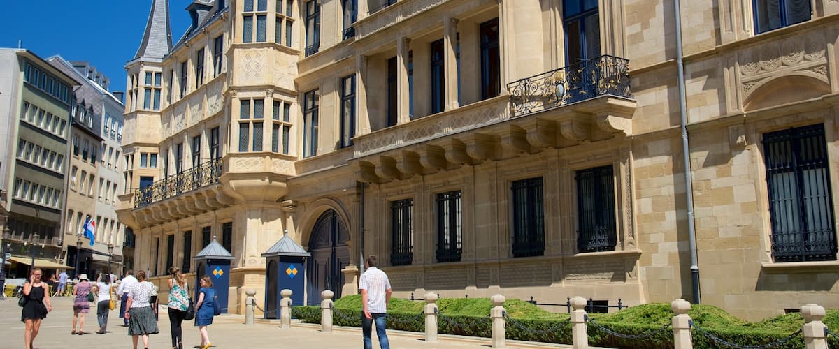 Grand Ducal Palace featuring chateau or palace, heritage elements and heritage architecture