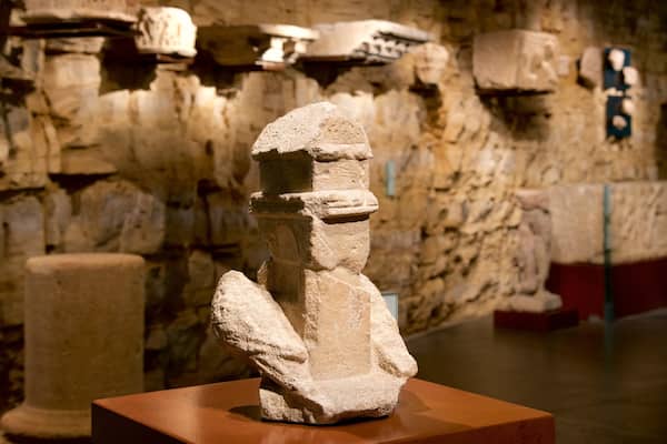 Nationalmuseum Luxemburg mit einem Innenansichten