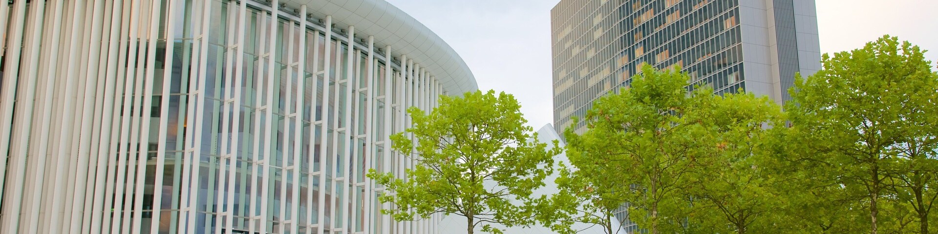 Philharmonie Luxembourg featuring modern architecture