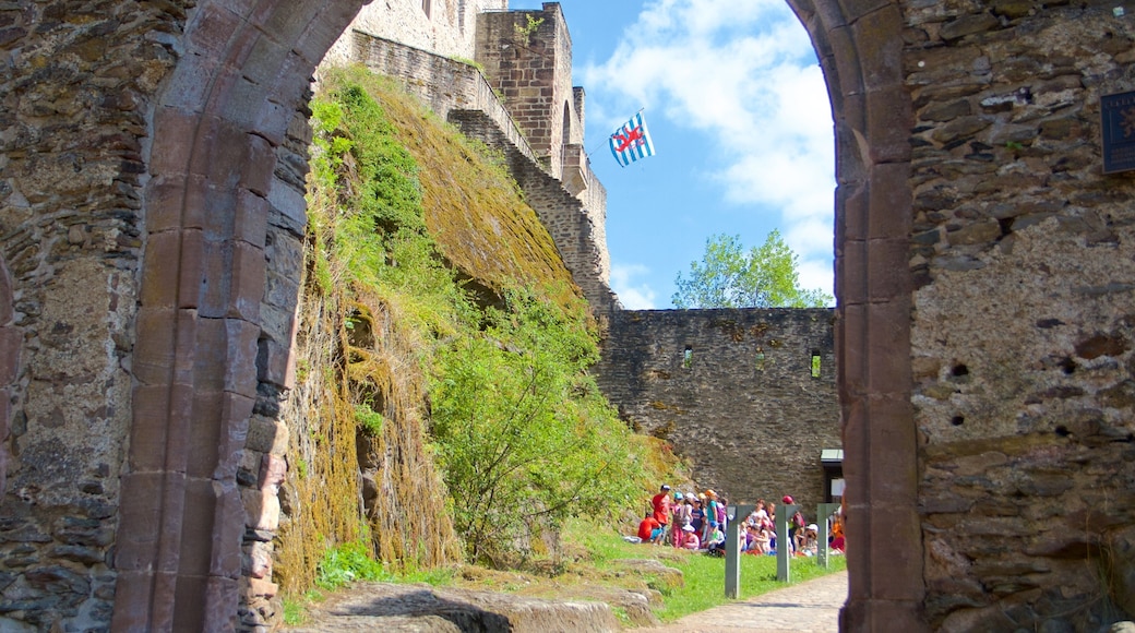 Vianden Castle showing heritage elements and a castle