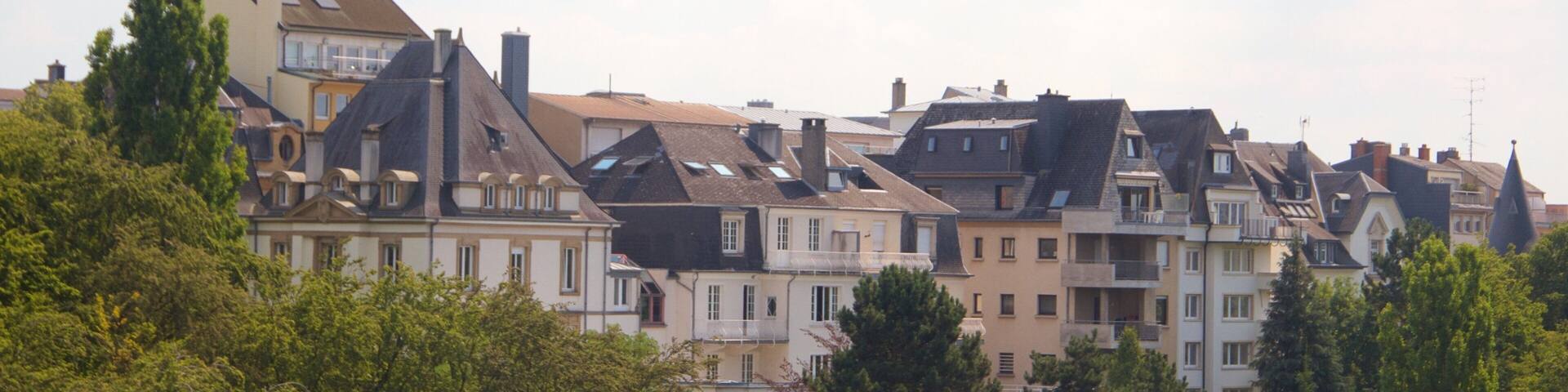 Adolphe Bridge showing heritage architecture