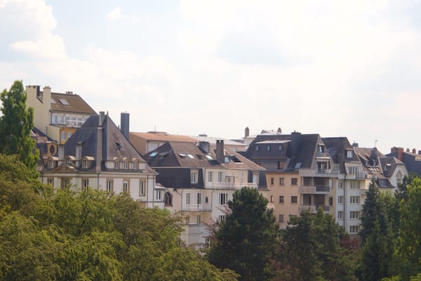 Adolphe-Brücke das einen historische Architektur