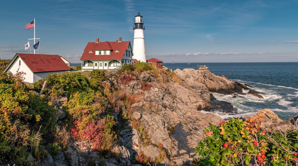 Portland Head Light, is a historic lighthouse in Cape Elizabeth, Maine.