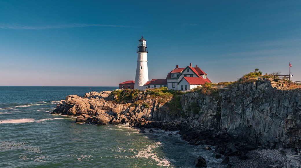 Portland Head Light, is a historic lighthouse in Cape Elizabeth, Maine.