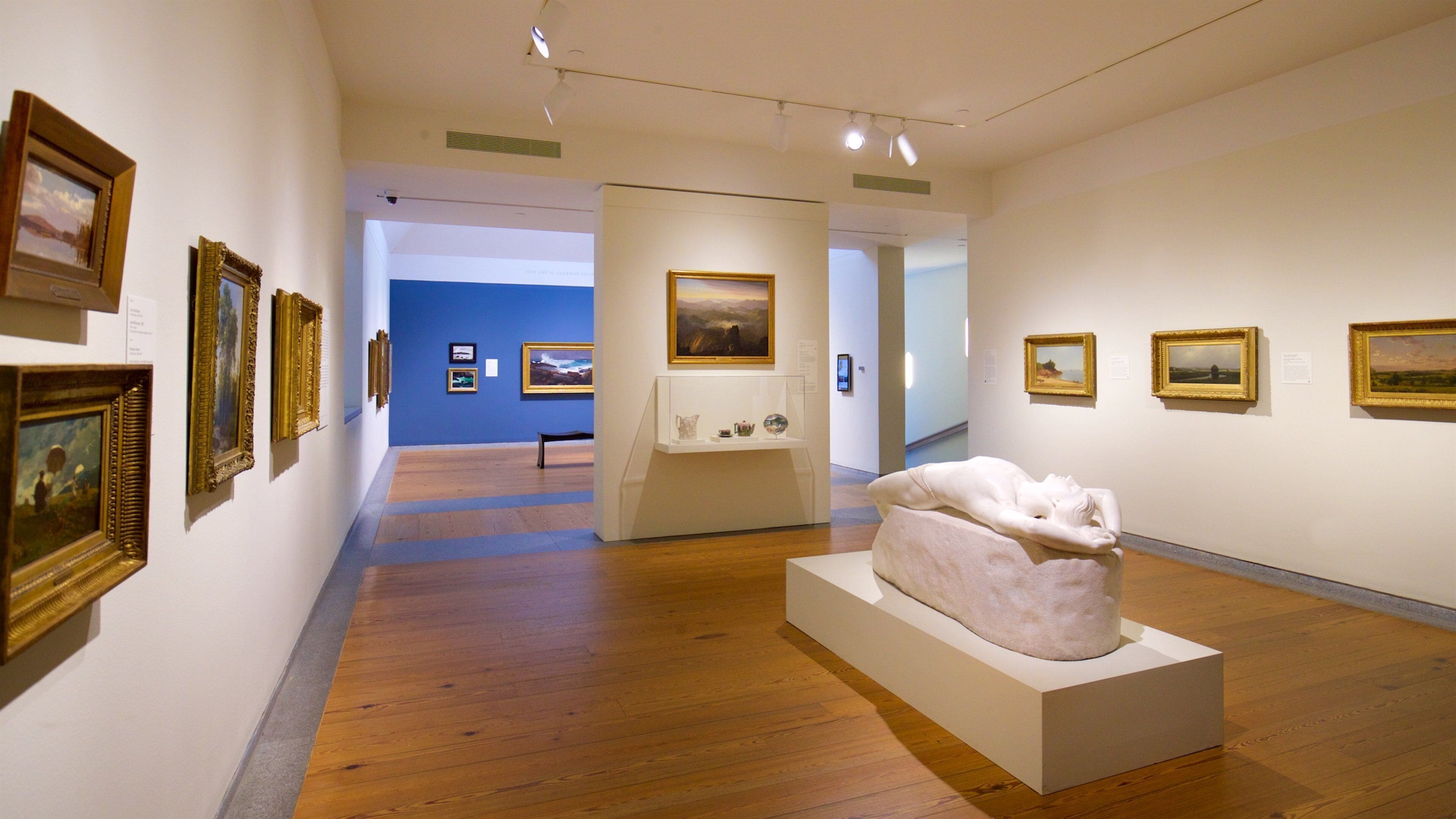 Portland Museum of Art showing interior views and art