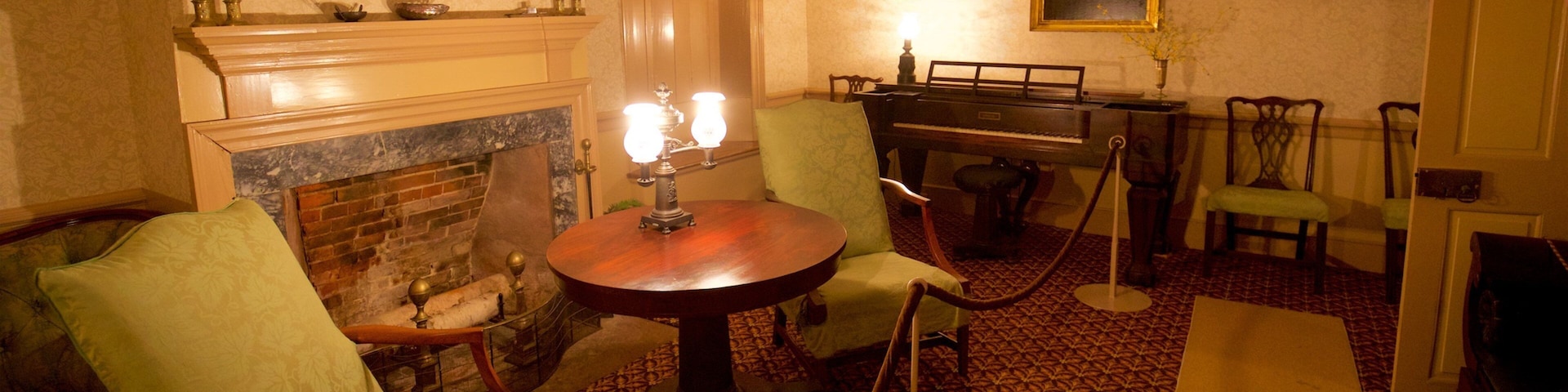 Wadsworth-Longfellow House caratteristiche di vista interna, casa e oggetti d\'epoca