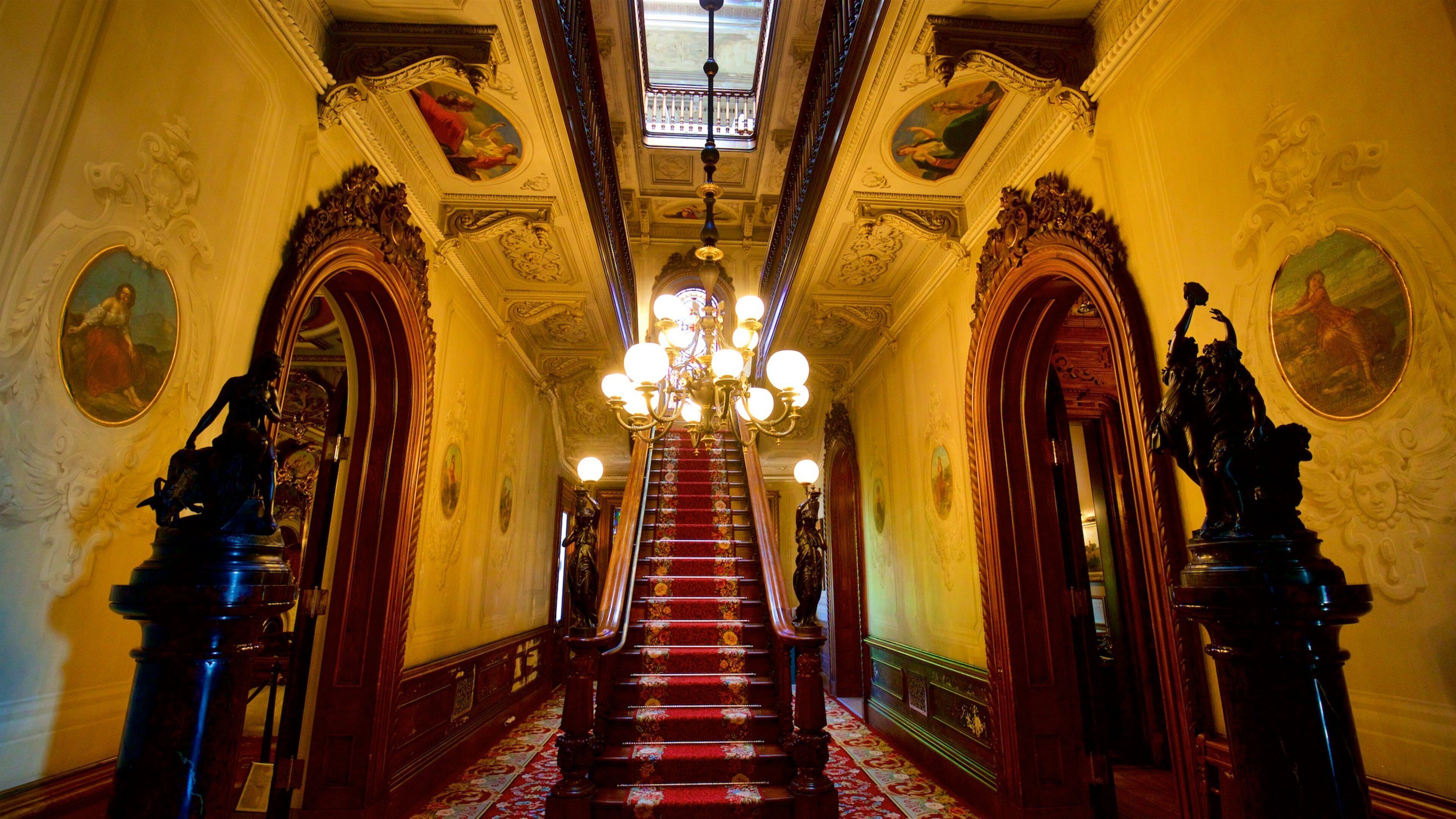 Victoria Mansion which includes heritage elements, a house and interior views