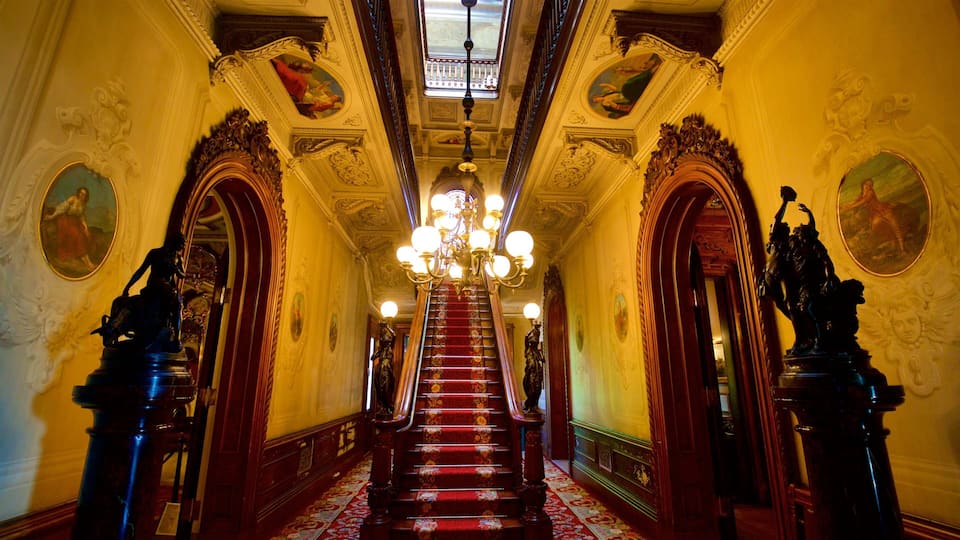 Victoria Mansion which includes heritage elements, a house and interior views