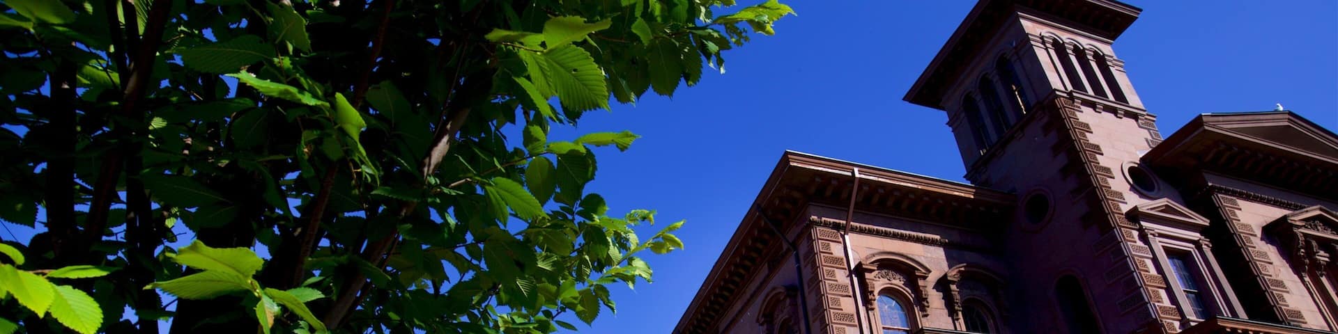 Victoria Mansion featuring a house, signage and heritage elements