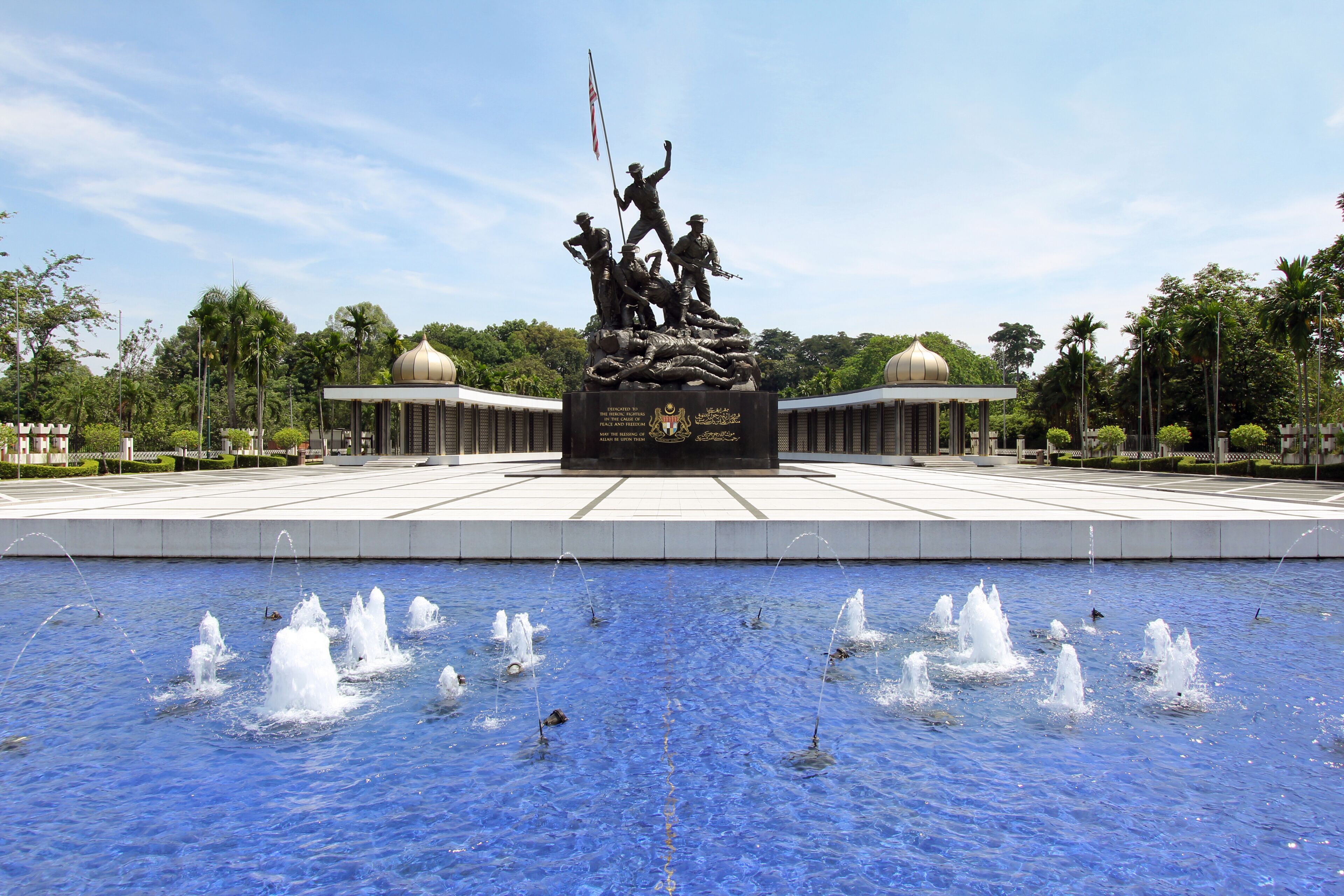 The Tugu Negara National Monument in Kuala Lumpur