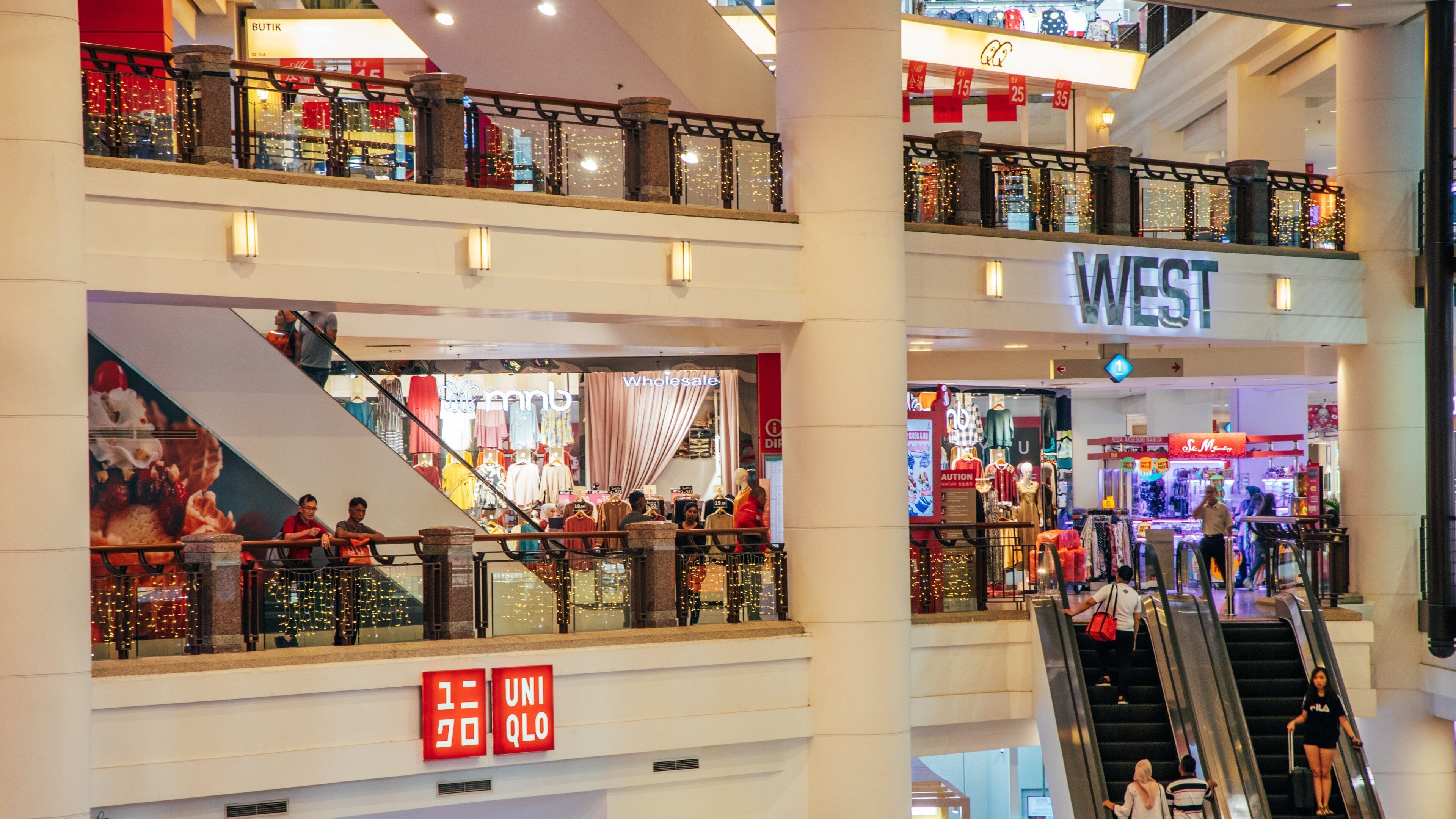 Berjaya Times Square which includes interior views and shopping