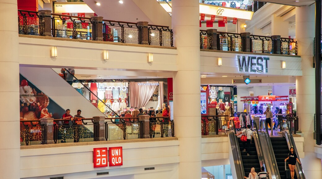 Berjaya Times Square which includes interior views and shopping