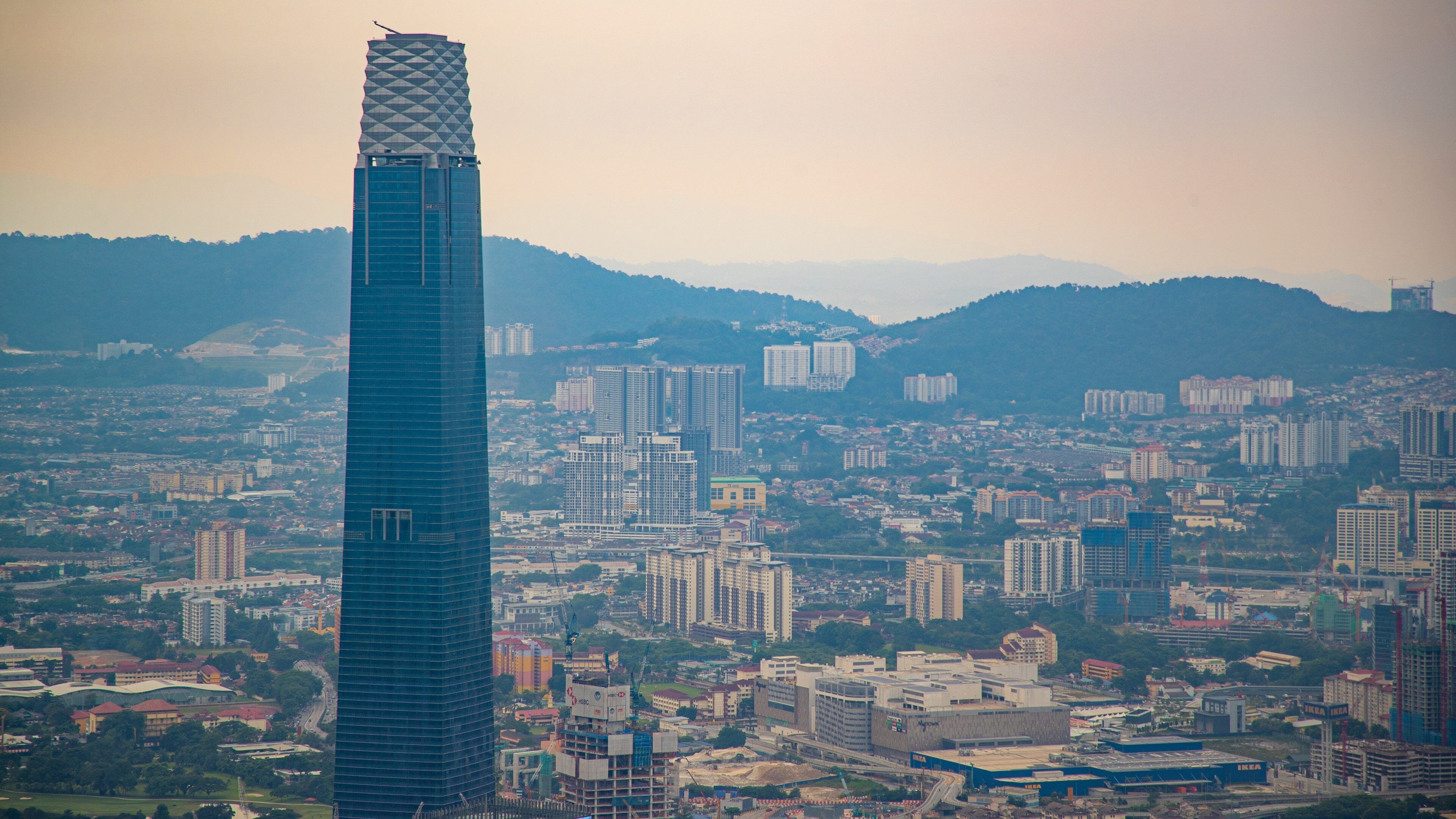 Menara Telekom featuring a city, landscape views and a high rise building