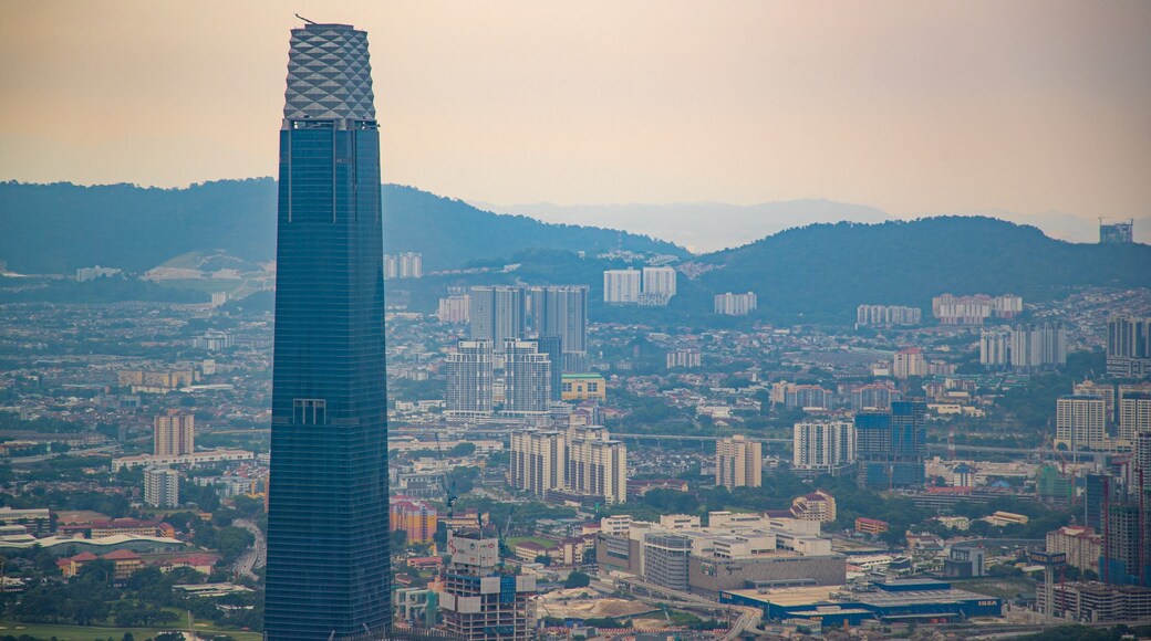 Menara Telekom featuring a city, landscape views and a high rise building