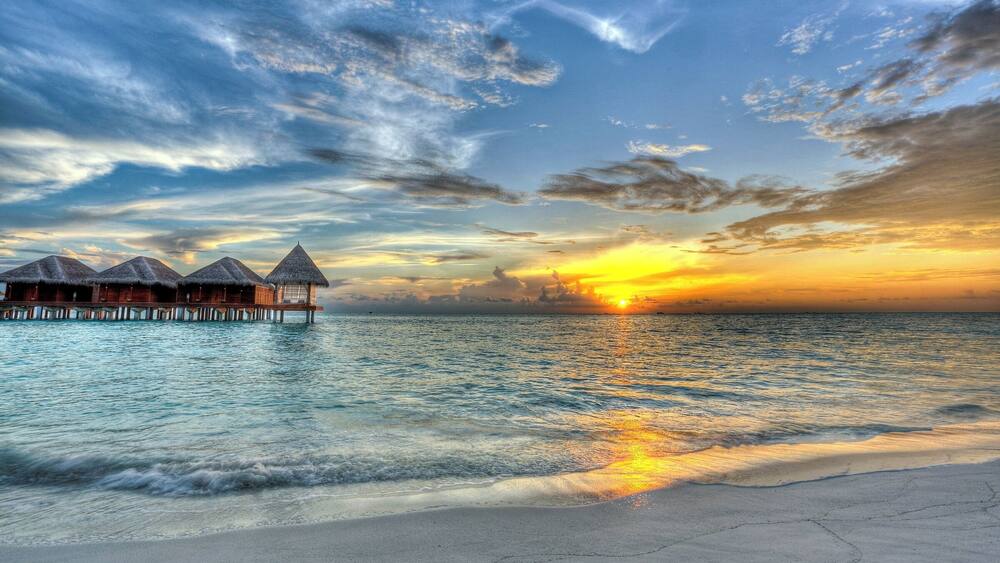500px Photo ID: 14887167 - Another day has ended for us in paradise. This sunset was taken at Dhigufinolhu Island in the South Malé Atoll, of Anantara Dhigu Resort & Spa in Maldives