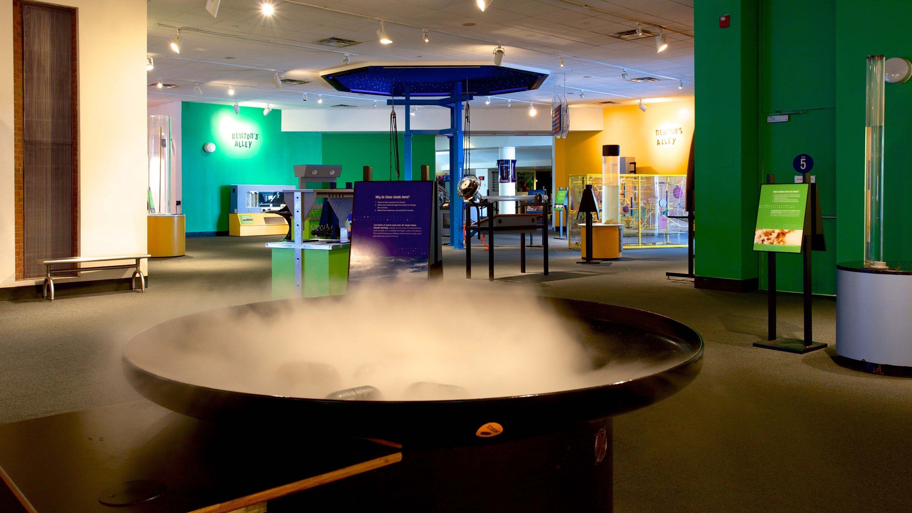 Maryland Science Center featuring interior views