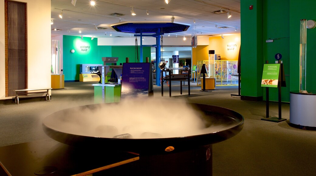 Maryland Science Center featuring interior views