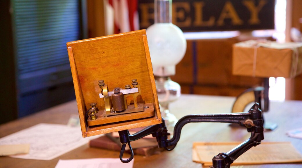 B&O Railroad Museum featuring interior views and heritage elements