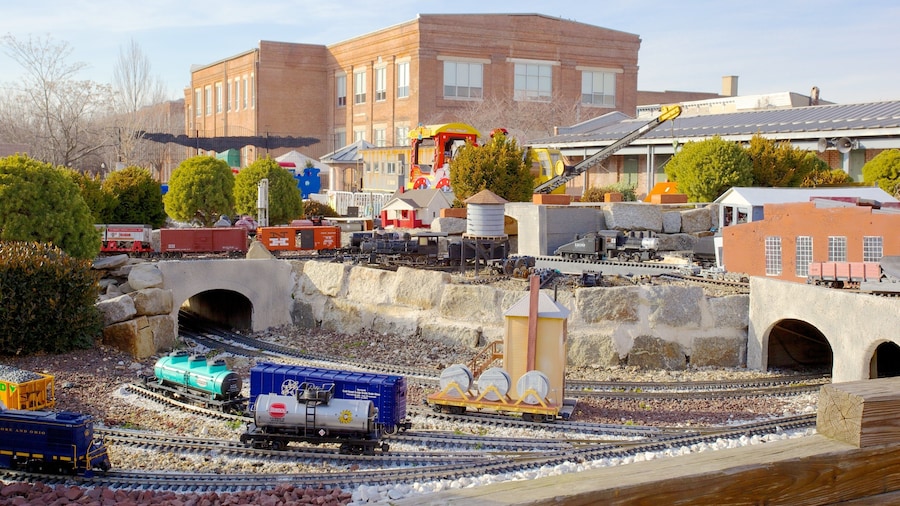 B&O Railroad Museum mit einem Eisenbahnbetrieb