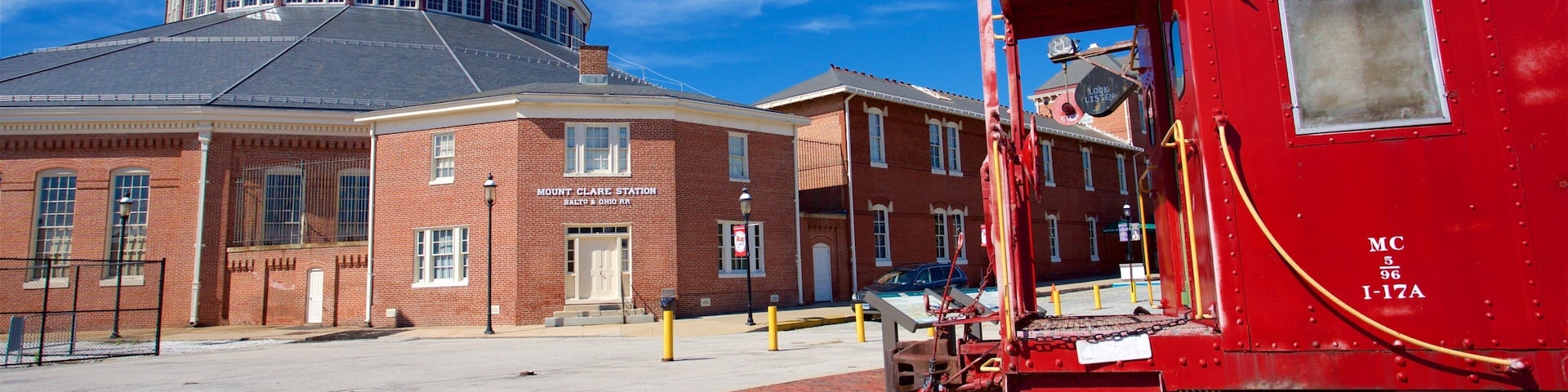 B&O Railroad Museum featuring railway items