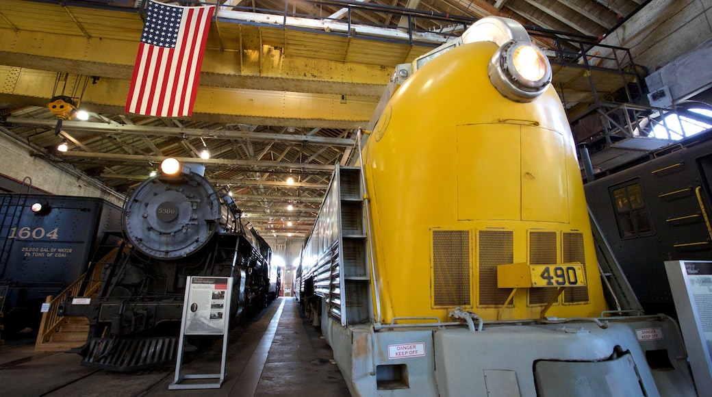 B&O Railroad Museum which includes heritage elements and railway items