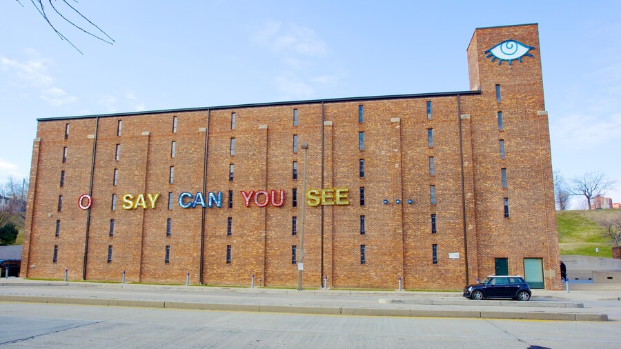 American Visionary Art Museum ofreciendo señalización y arte